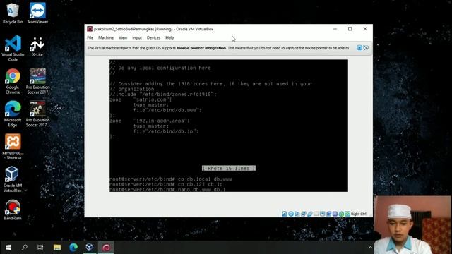 Konfigurasi interface, dns,dhcp di debian смотреть онлайн