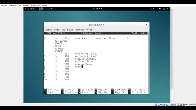 instalacion y configuracion de DNS debian BIND9 смотреть онлайн