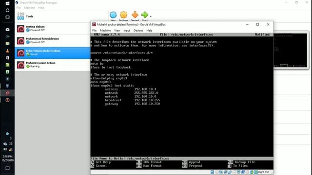 Tutorial konfigurasi IP address debian 6 di Virtual Box смотреть онлайн