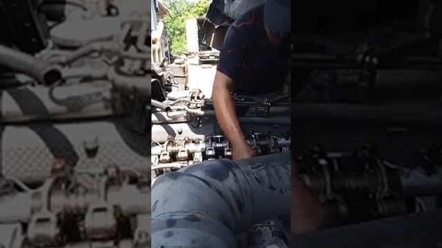 ISUZU GIGA 6WF1 Engine Tune up смотреть онлайн