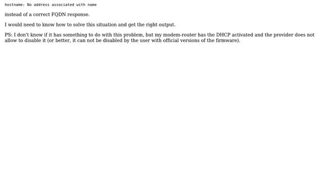 CentOS 6.7: 'No address associated with name' as 'hostname --fqdn' output (2 Solutions!!) смотреть онлайн