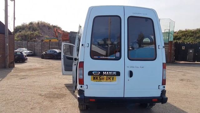 wk58dkv 2008 LDV MAXUS MINIBUS LWB DIESEL 2.5 CDI Extra H Roof 15 Seater 95ps смотреть онлайн
