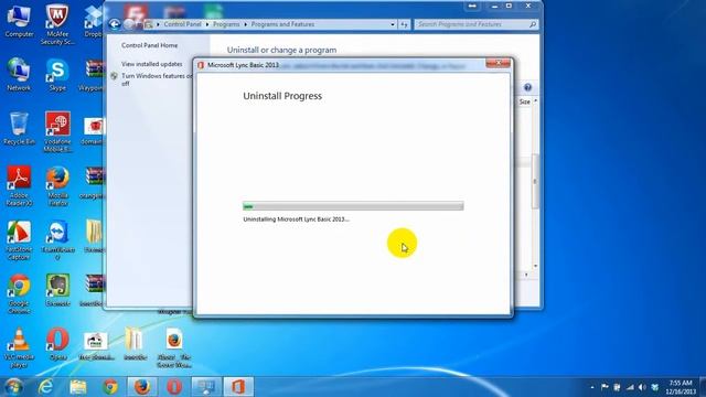 Uninstall Microsoft Lync Client from Windows 7 смотреть онлайн