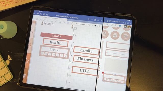 Plan With Me January 8th - Digital Planning in Goodnotes 5 on iPad смотреть онлайн