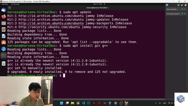 Dasar Dasar Linux(Cara Install GCC dan G++ Compiler) смотреть онлайн
