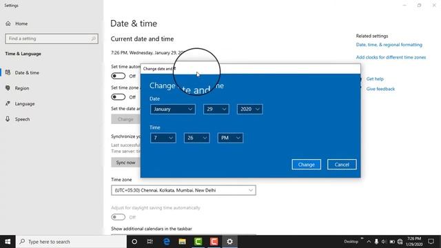 set date and time in window 7,8,10 operating system || in hindi || techdev || by dev bind смотреть онлайн