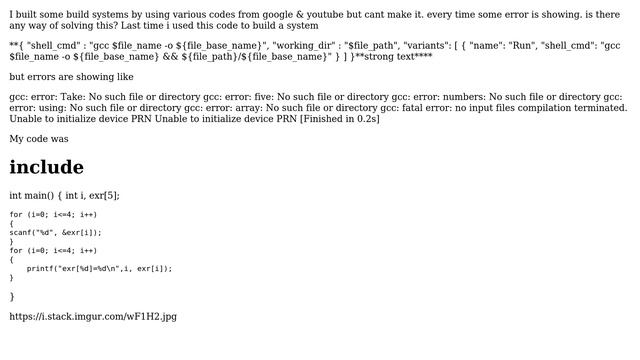 Unix & Linux: I just installed sublime text 3 on my laptop. I cant run C codes смотреть онлайн