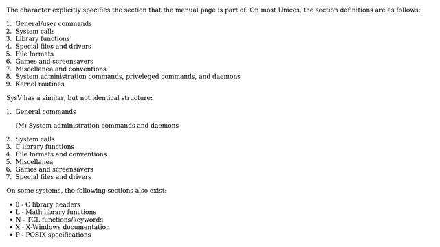 Unix & Linux: What does the "(8)" in fsck(8) mean? (3 Solutions!!) смотреть онлайн