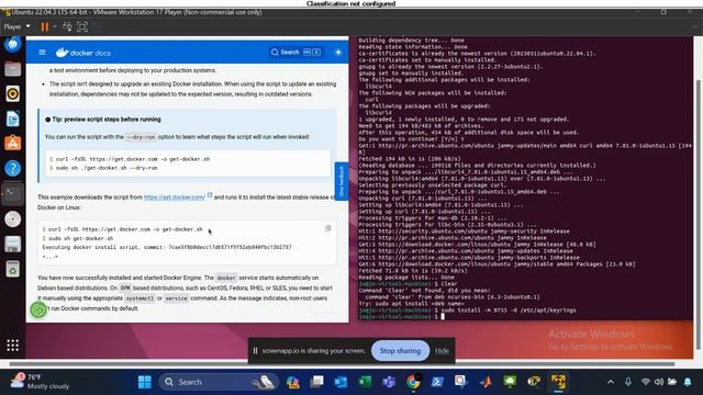 Docker Installation in Ubuntu 22 04 3 using VMWare Workstation 17 Pro in Windows 11 Virtual Machin смотреть онлайн