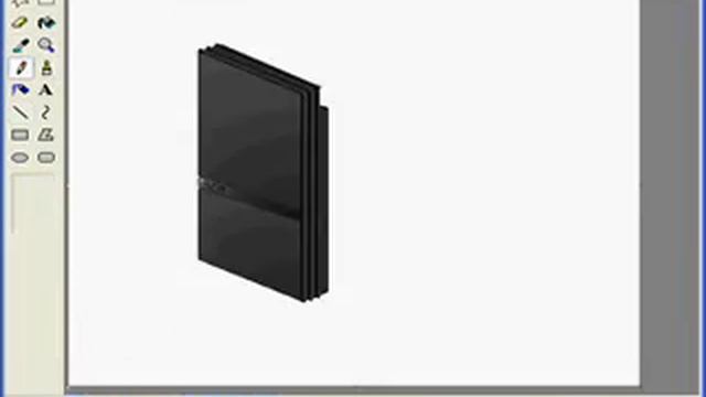 How to draw a SONY PlayStation 2 Slim in MS Paint - By Diego смотреть онлайн
