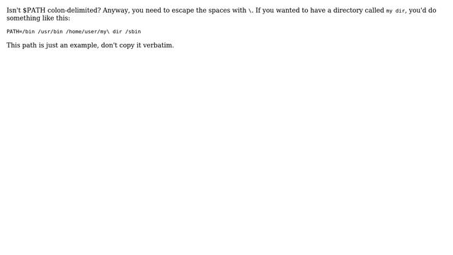 Space in Directory Path in $path Variable in Linux (3 Solutions!!) смотреть онлайн