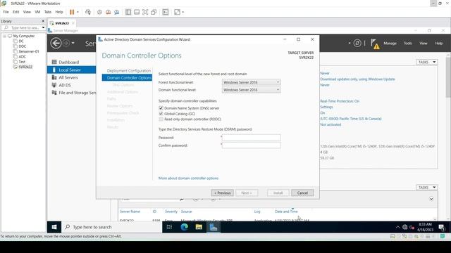 3.How to Install Active Directory Domain Services (ADDS) Roles on Windows Server 2022| Group Catalo смотреть онлайн