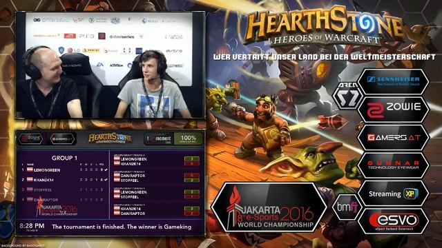 Austrian Masters League 2016 - Hearthstone IeSF Final/13 - Interview Gameking смотреть онлайн