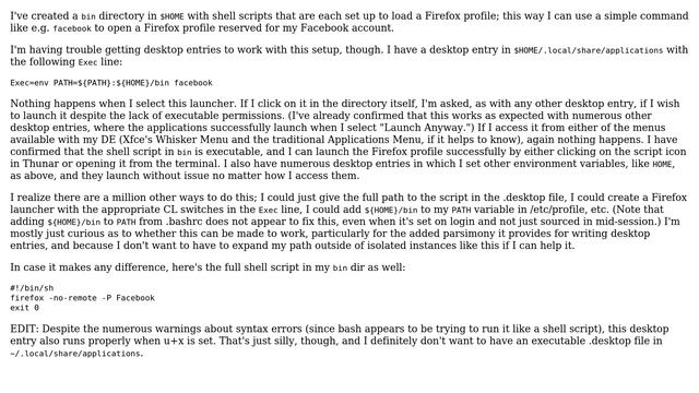 Is it possible to set my PATH variable in a desktop entry? смотреть онлайн