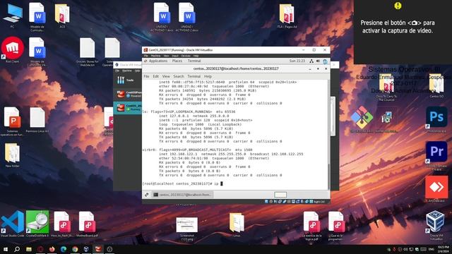 Practica 2: Configuración de parametros de red - CentOS смотреть онлайн