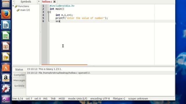 c program for factorial of a number смотреть онлайн
