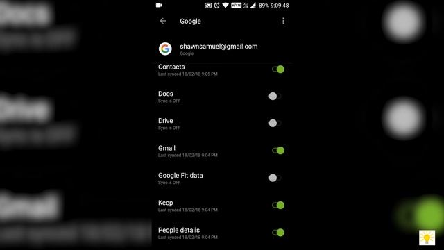 Account Sync Settings in Android смотреть онлайн