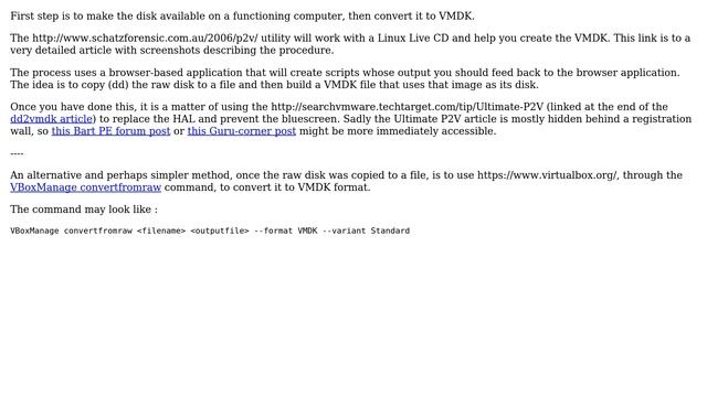 How to convert laptop drive for use as VMware image? (7 Solutions!!) смотреть онлайн