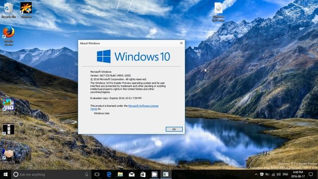 Windows 10 Insider Preview Build 14905 Personal Observations for August 17th 2016 смотреть онлайн