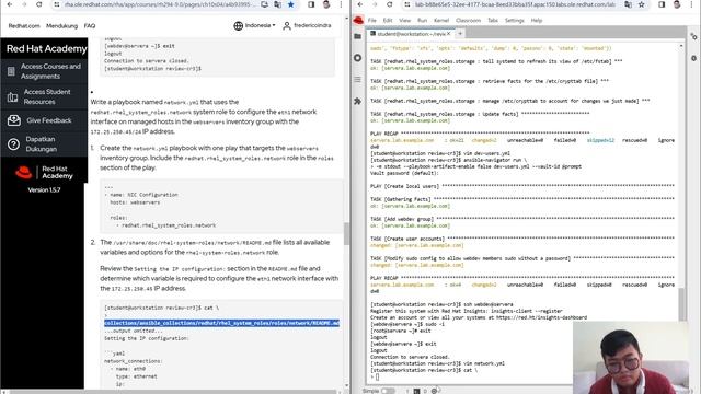 Red Hat 10.4 :Lab Managing Linux Hosts and Using System Roles смотреть онлайн