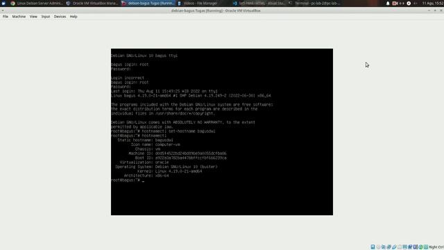 Konfigurasi Hostname Di Debian 10 смотреть онлайн