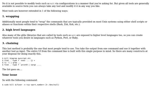 Unix & Linux: Why does kill not have a parameter for file and not for port number? (2 Solutions!!) смотреть онлайн