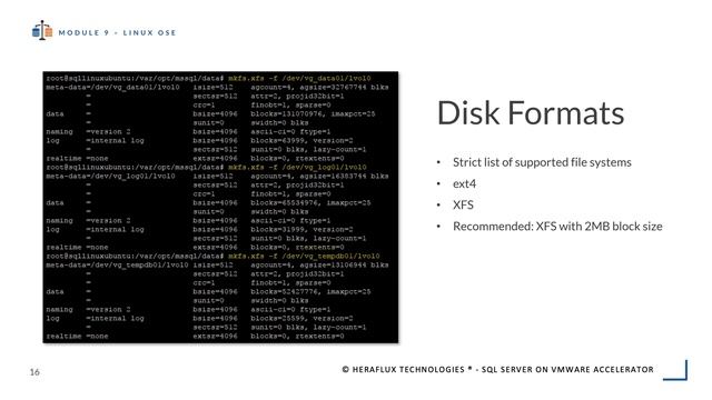 SQL Server on VMware Accelerator – Module 09 – Linux Operating System смотреть онлайн