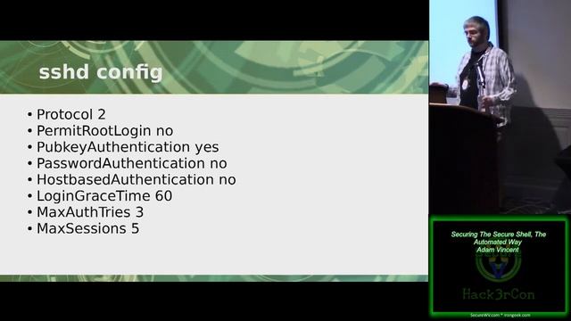 Securing The Secure Shell The Automated Way смотреть онлайн