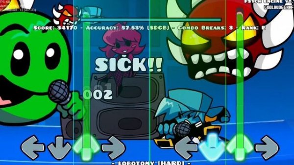 FNF:Fire in the hole/Minus[Android]-Hard/Gameplay