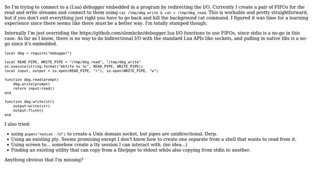 Unix & Linux: Command to create/connect to an I/O stream? смотреть онлайн