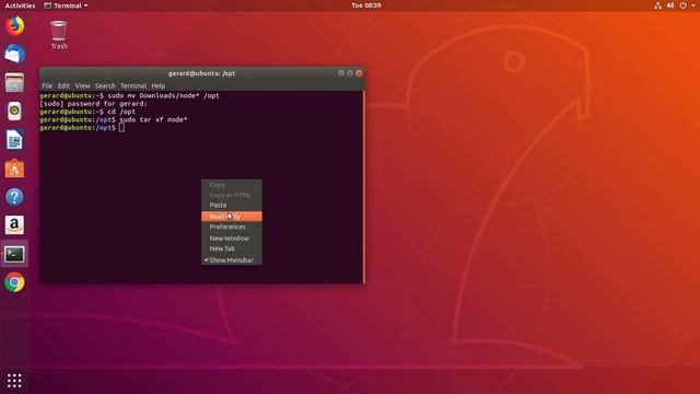PD-5.2.2.6 Install node js Ubuntu смотреть онлайн