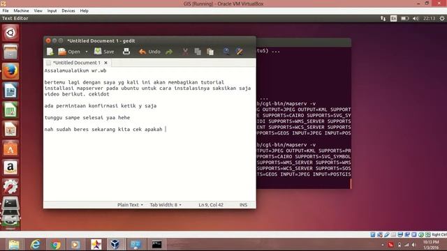 Tutorial Installasi Mapserver pada Ubuntu смотреть онлайн