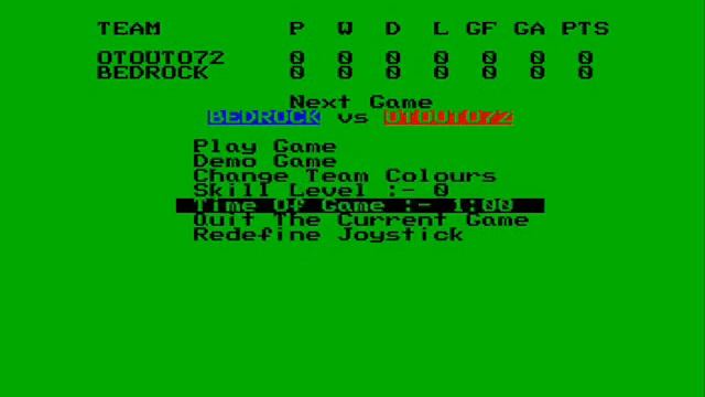 Super Cup Football ZX Spectrum смотреть онлайн