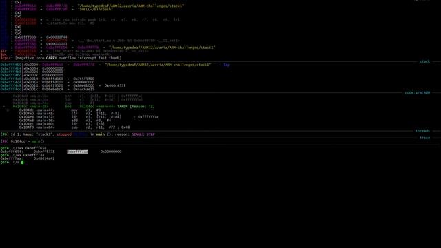 Protostar Stack1 (ARM) смотреть онлайн