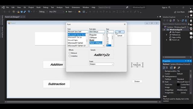 [Tutorial] Visual Basic .Net Windows form how to make four fundamentals calculator смотреть онлайн