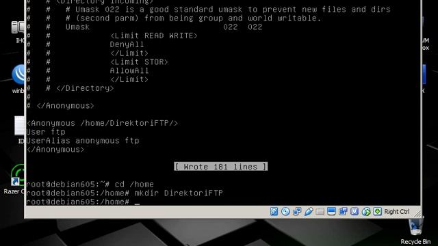 Konfigurasi FTP Server [ User Alias ] #Debian смотреть онлайн