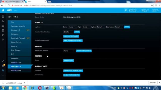 How To Backup And Download Configuration On Unifi Router смотреть онлайн