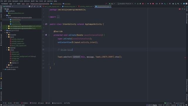 #12 Intent dan Parsing Data | PEMROGRAMAN MOBILE смотреть онлайн
