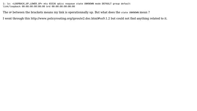 What is the second "state" in "ip link show" output (2 Solutions!!) смотреть онлайн