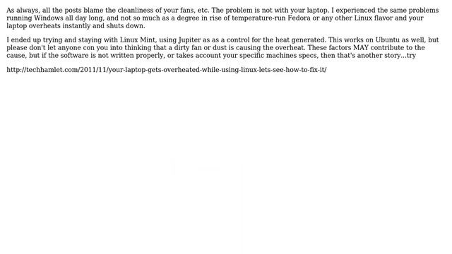 Fedora 17 laptop shuts off due to overheating (3 Solutions!!) смотреть онлайн