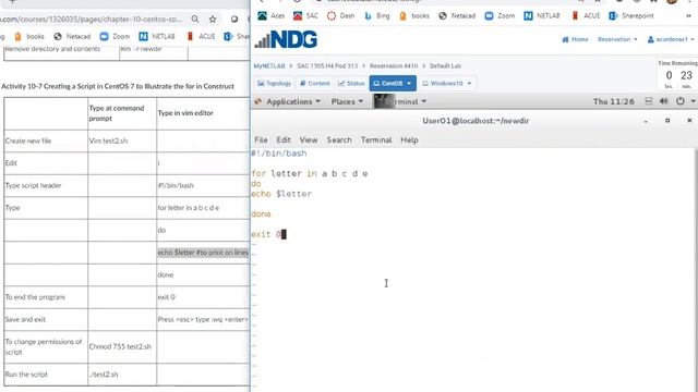 Creating a Script in CentOS 7 to Illustrate the for in Construct смотреть онлайн