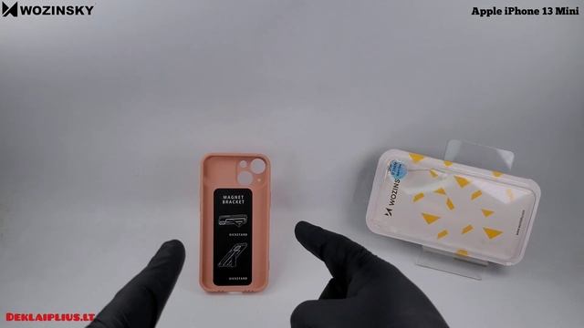 Apple IPhone 13 Mini Wozinsky 4in1 Silicone - Pink Color Dėklas-чехол-case