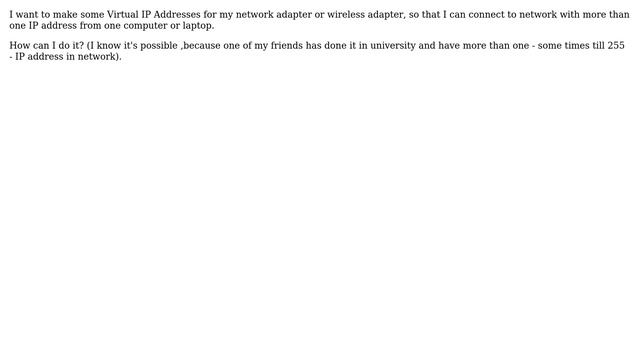Ubuntu: How to make some Virtual IP Address? смотреть онлайн