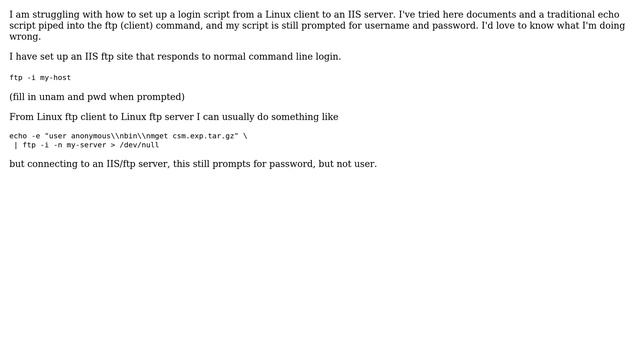 DevOps & SysAdmins: Linux to IIS ftp get script смотреть онлайн