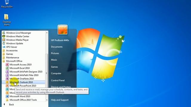 การเปิดและปิด Outlook 2010 смотреть онлайн