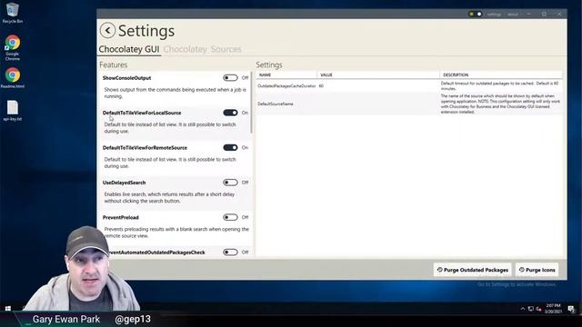 Chocolatey GUI - Setup - Configuration - Features - DefaultToTileViewForLocalSource смотреть онлайн