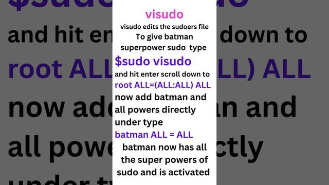 Linux using sudo to add and delete users and groups смотреть онлайн