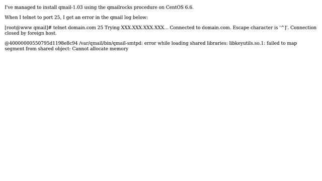 Qmailrocks installation error on CentOS 6.6 смотреть онлайн
