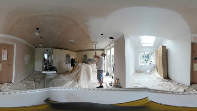 Wash coating kitchen. 360 view. смотреть онлайн