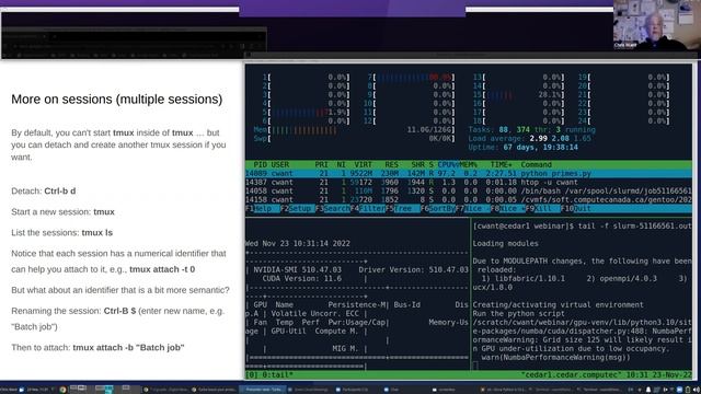 Turbo boost your interactive experience on the cluster with tmux смотреть онлайн